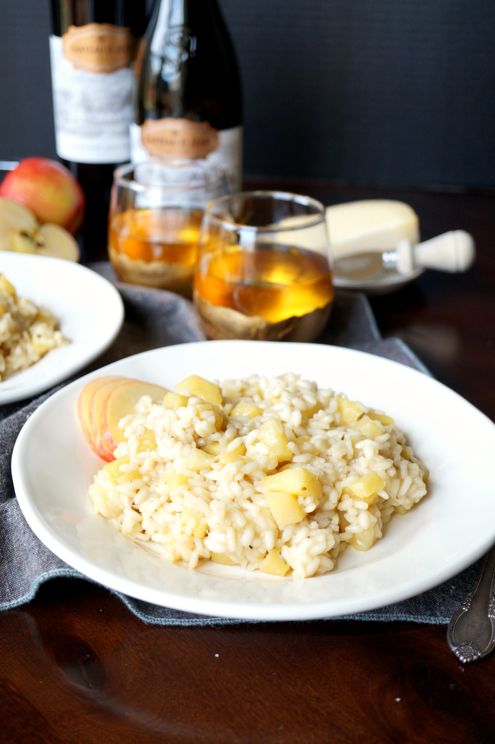 smokey apple gouda risotto | The Baking Fairy