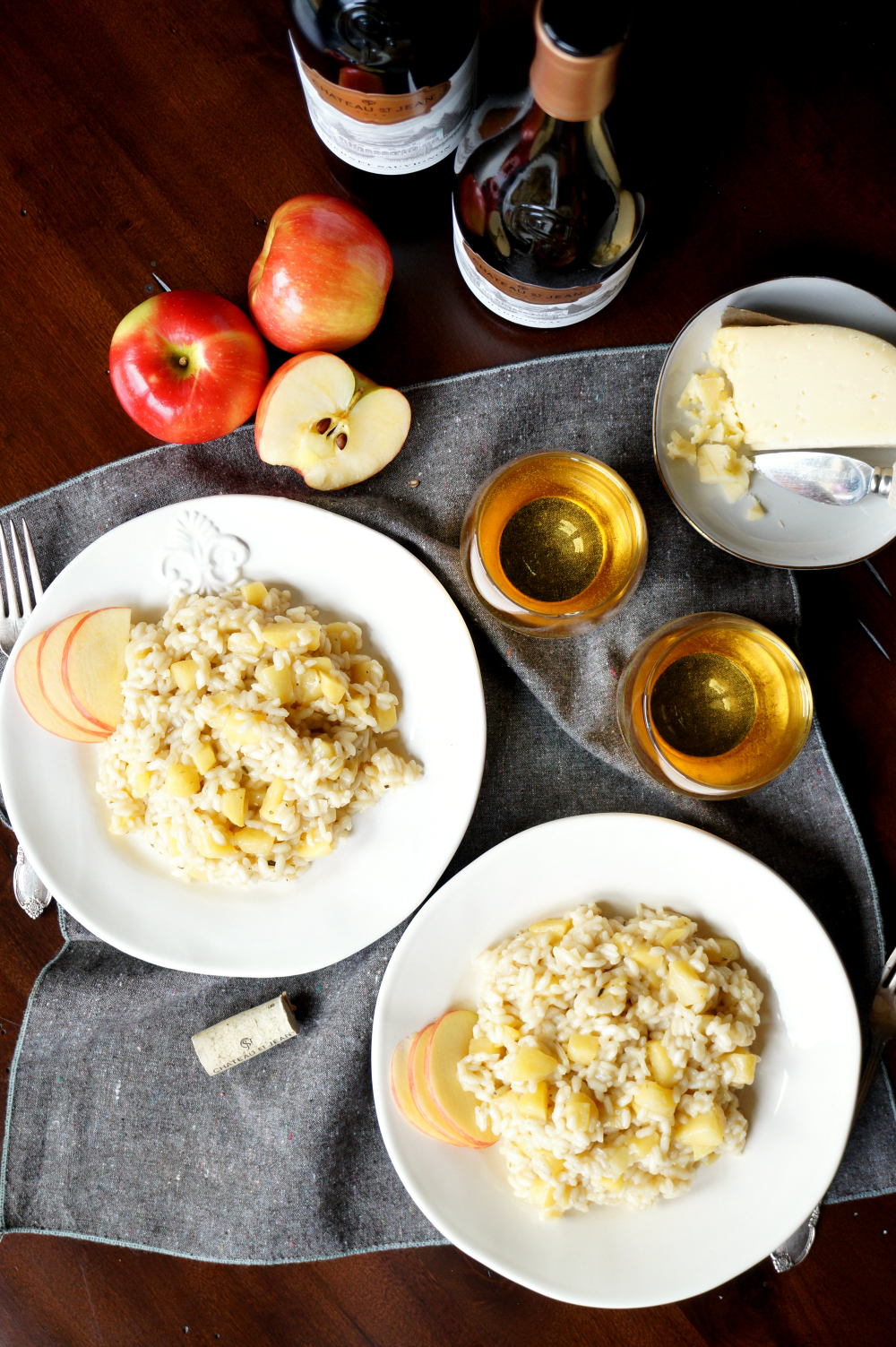 smokey apple gouda risotto | The Baking Fairy