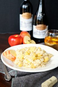 smokey apple gouda risotto | The Baking Fairy