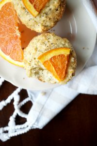 cara cara orange poppyseed muffins | The Baking Fairy