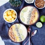 piña colada smoothie bowls | The Baking Fairy