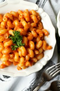 roasted red pepper pasta | The Baking Fairy