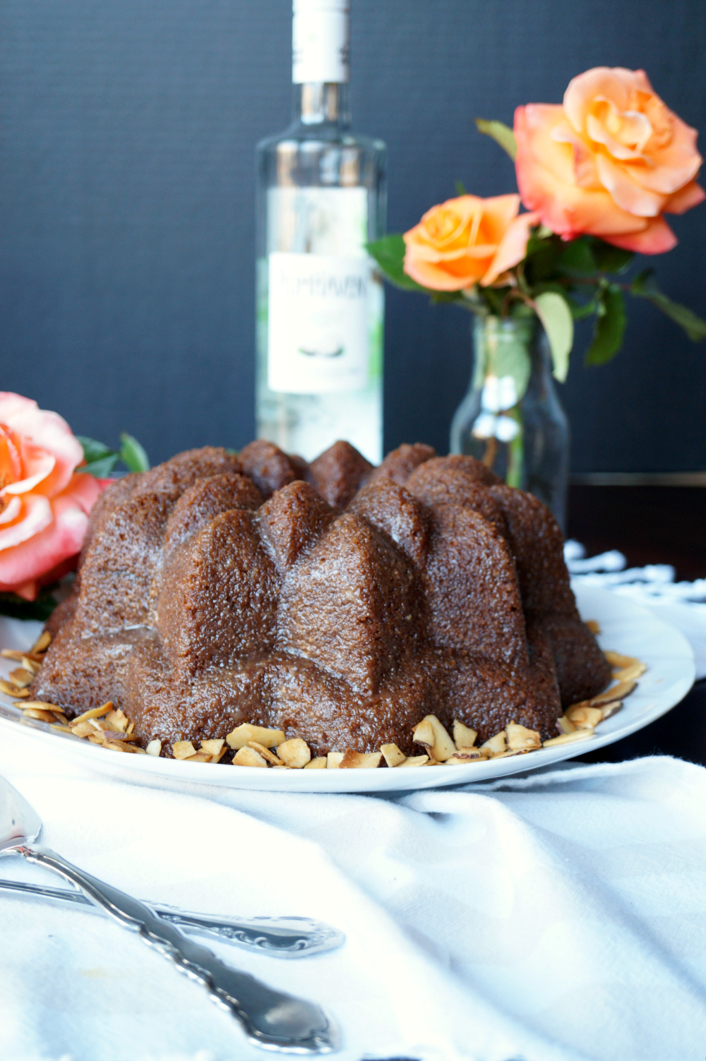 toasted coconut rum cake | The Baking Fairy