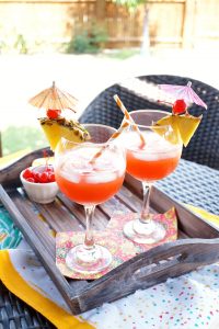 Bahama Mama tropical cocktail | The Baking Fairy