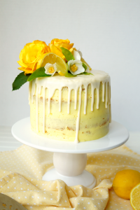 vegan lemon curd layer cake | The Baking Fairy