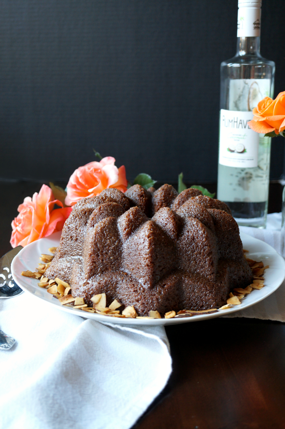 toasted coconut rum cake | The Baking Fairy