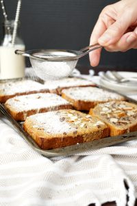 almond chocolate chip brioche bostock | The Baking Fairy