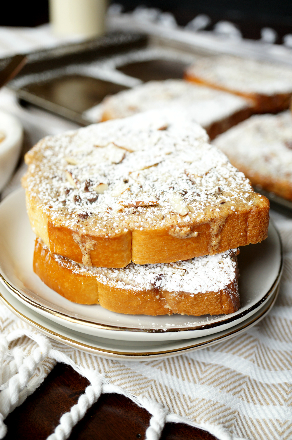 almond chocolate chip brioche bostock | The Baking Fairy