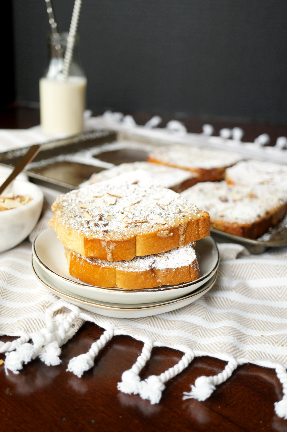 almond chocolate chip brioche bostock | The Baking Fairy