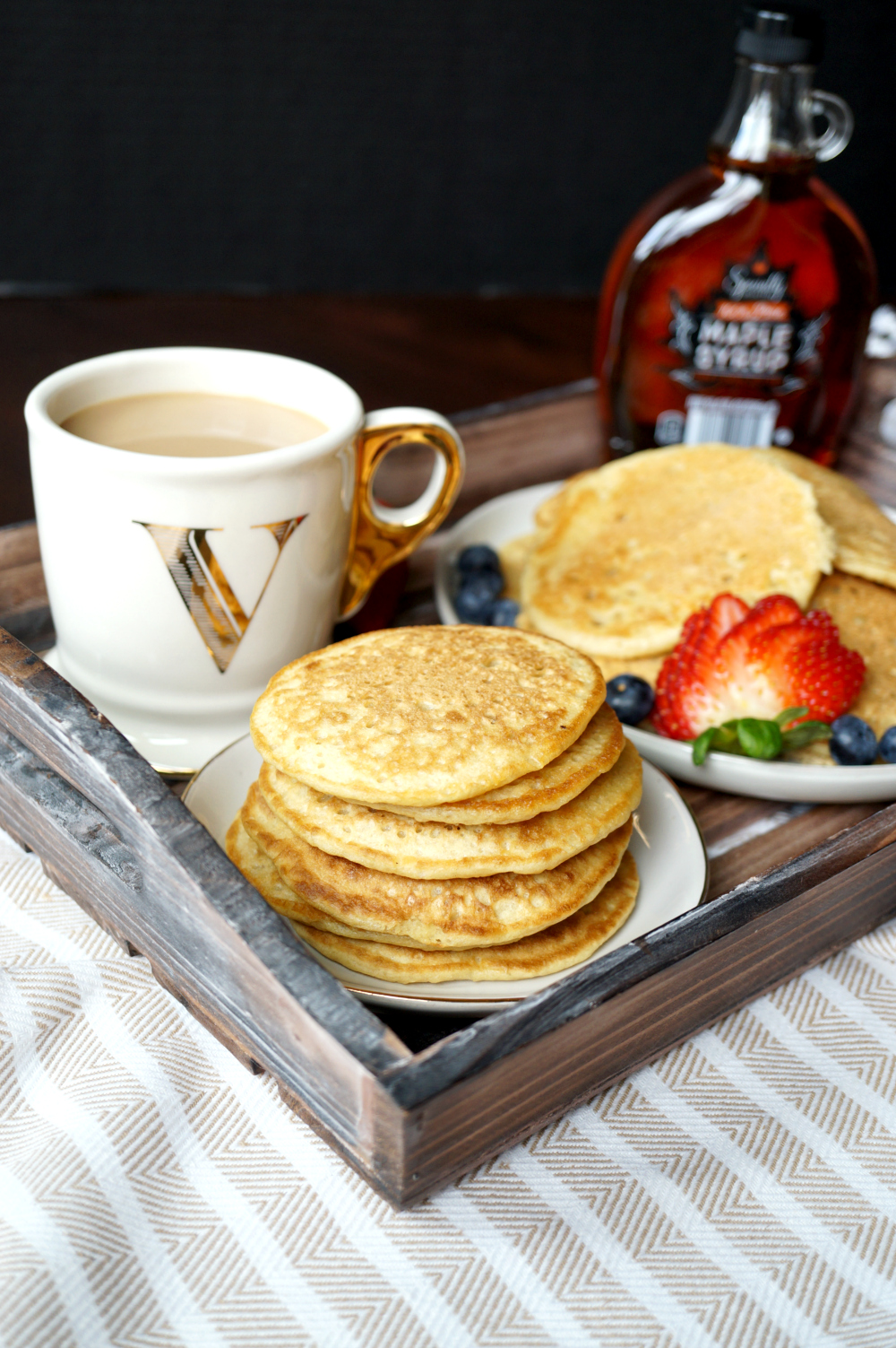 fluffy vegan buttermilk pancakes | The Baking Fairy