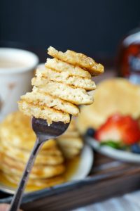 fluffy vegan buttermilk pancakes | The Baking Fairy