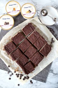 vegan brownie ice cream sandwiches | The Baking Fairy #AnIceCreamForThat #TheresAnIceCreamForThat #ad