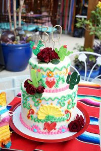 Mexican embroidery birthday cake | The Baking Fairy