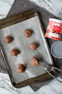 super easy vegan molten chocolate cakes {with cake mix!} | The Baking Fairy