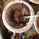 super easy vegan molten chocolate cakes {with cake mix!} | The Baking Fairy