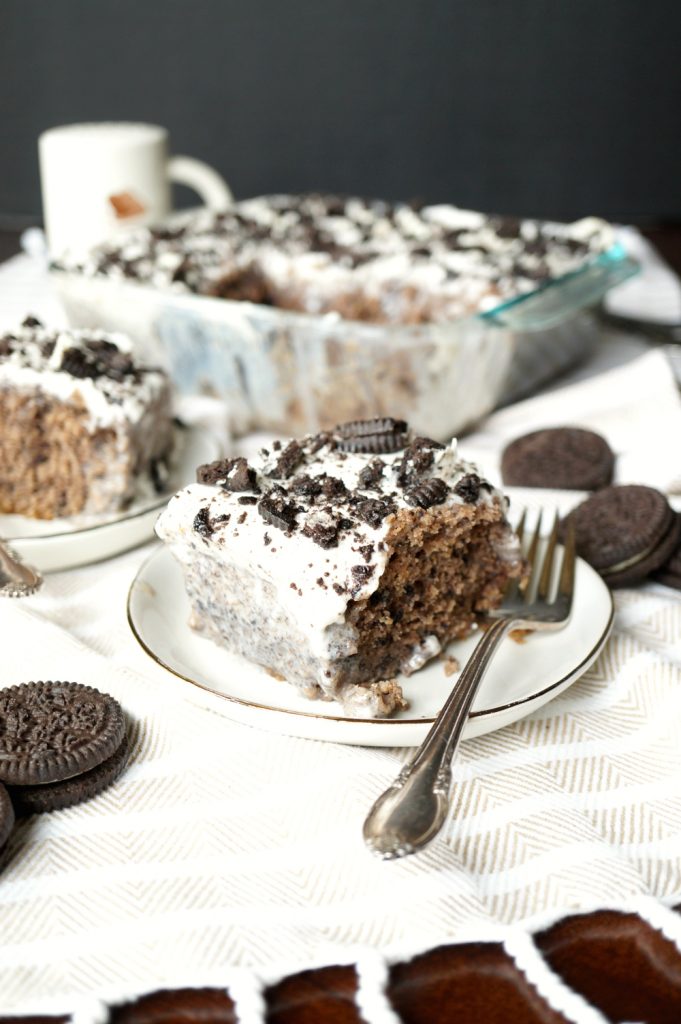 vegan cookies & creme tres leches cake | The Baking Fairy