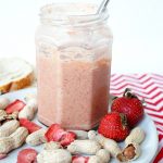 homemade strawberry peanut butter | The Baking Fairy