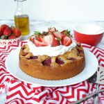 strawberry olive oil cake | The Baking Fairy #FarmersMarketWeek