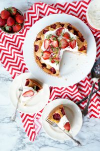 strawberry olive oil cake | The Baking Fairy #FarmersMarketWeek