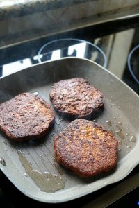 vegan burger sliders with avocado and eggplant bacon | The Baking Fairy #MorningStarFarms #MakeRoomOnYourGrill