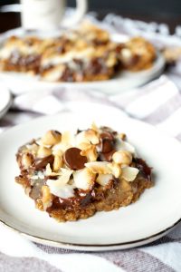 gluten free & vegan seven layer bars | The Baking Fairy