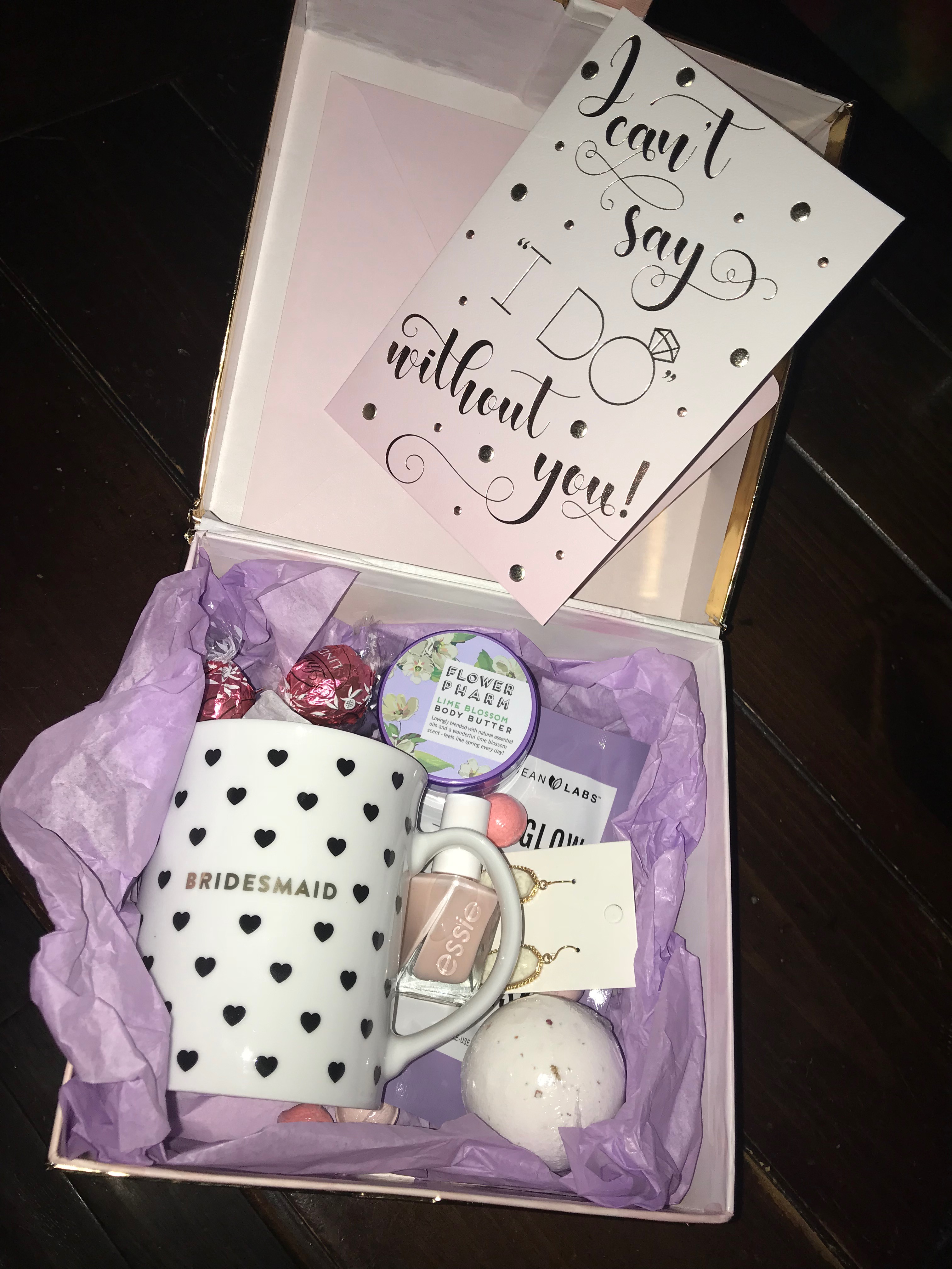 bridesmaid proposal boxes | The Baking Fairy