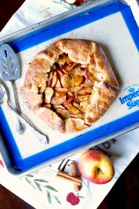 vegan caramel apple galette #AppleWeek | The Baking Fairy