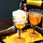 vanishing candy corn cocktails #HalloweenTreatsWeek | The Baking Fairy