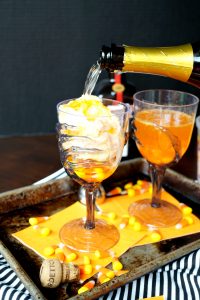 vanishing candy corn cocktails #HalloweenTreatsWeek | The Baking Fairy