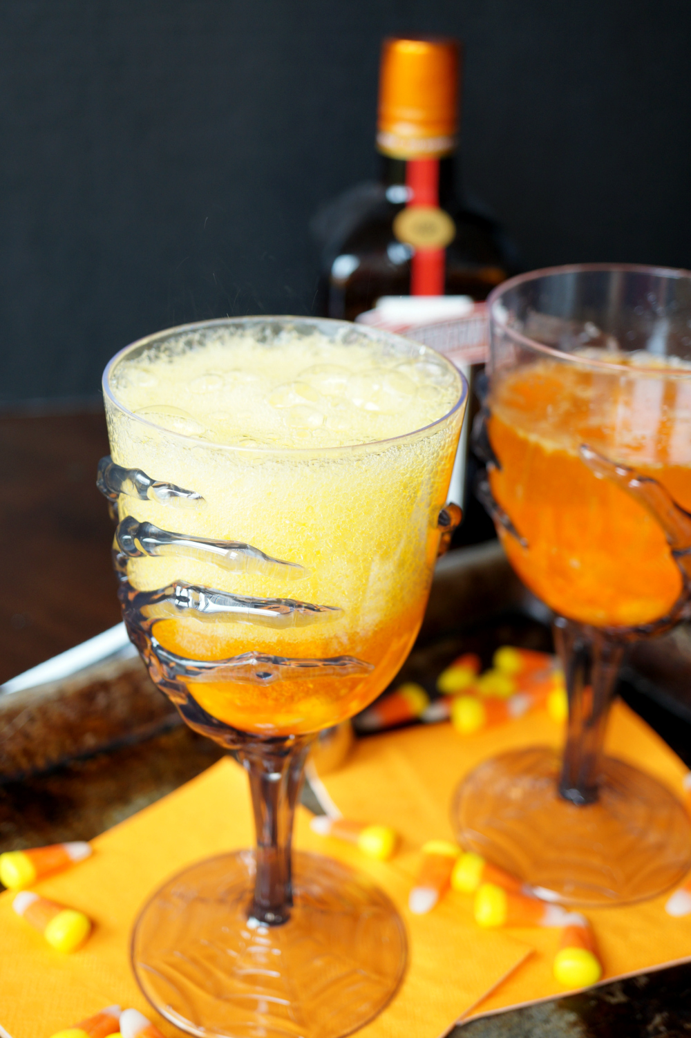 vanishing candy corn cocktails #HalloweenTreatsWeek | The Baking Fairy