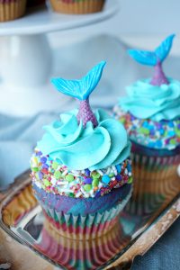 mermaid birthday cupcakes | The Baking Fairy