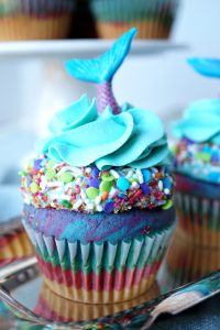 mermaid birthday cupcakes | The Baking Fairy