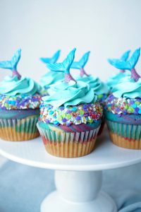 mermaid birthday cupcakes | The Baking Fairy