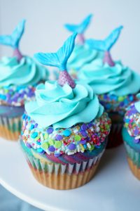 mermaid birthday cupcakes | The Baking Fairy