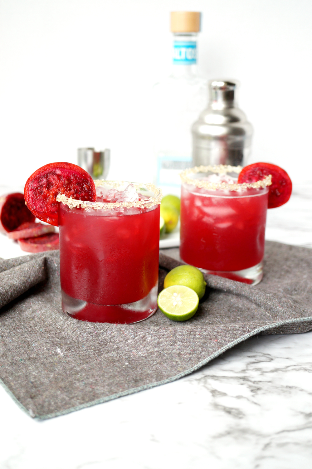 prickly pear margaritas | The Baking Fairy