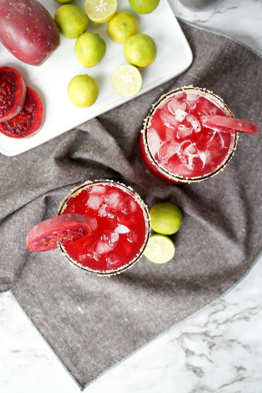 prickly pear margaritas | The Baking Fairy