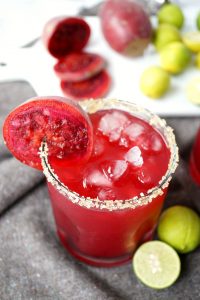 prickly pear margaritas | The Baking Fairy