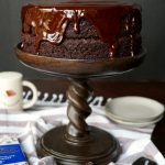 vegan dark chocolate Sacher torte | The Baking Fairy #Choctoberfest #MakeSomethingDivine