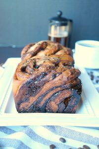 white chocolate mocha braided bread | The Baking Fairy #Choctoberfest
