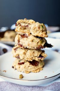 vegan autumn monster cookies | The Baking Fairy