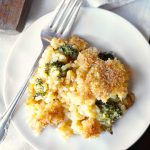 vegan broccoli cheese casserole | The Baking Fairy #HolidaySideDishes