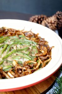 vegan green bean casserole from scratch | The Baking Fairy