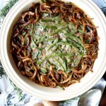 vegan green bean casserole from scratch | The Baking Fairy