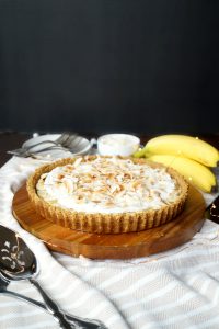 vegan coconut banoffee pie | The Baking Fairy