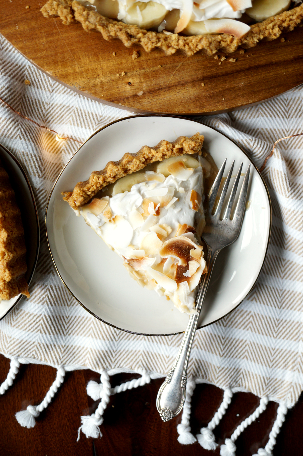 vegan coconut banoffee pie | The Baking Fairy