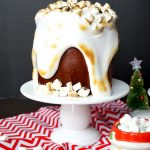 vegan hot chocolate layer cake | The Baking Fairy #ChristmasSweetsWeek #ad