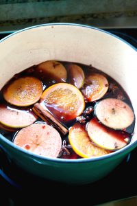 vanilla & spice hot mulled wine | The Baking Fairy #ChristmasSweetsWeek #JoyJolt #DrinkForJoy #ad