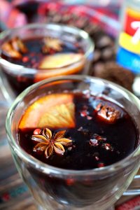 vanilla & spice hot mulled wine | The Baking Fairy #ChristmasSweetsWeek #JoyJolt #DrinkForJoy #ad