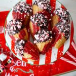 vegan peppermint bark madeleines #ChristmasCookiesWeek | The Baking Fairy