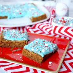 vegan frosted sugar cookie bars #ChristmasCookiesWeek | The Baking Fairy